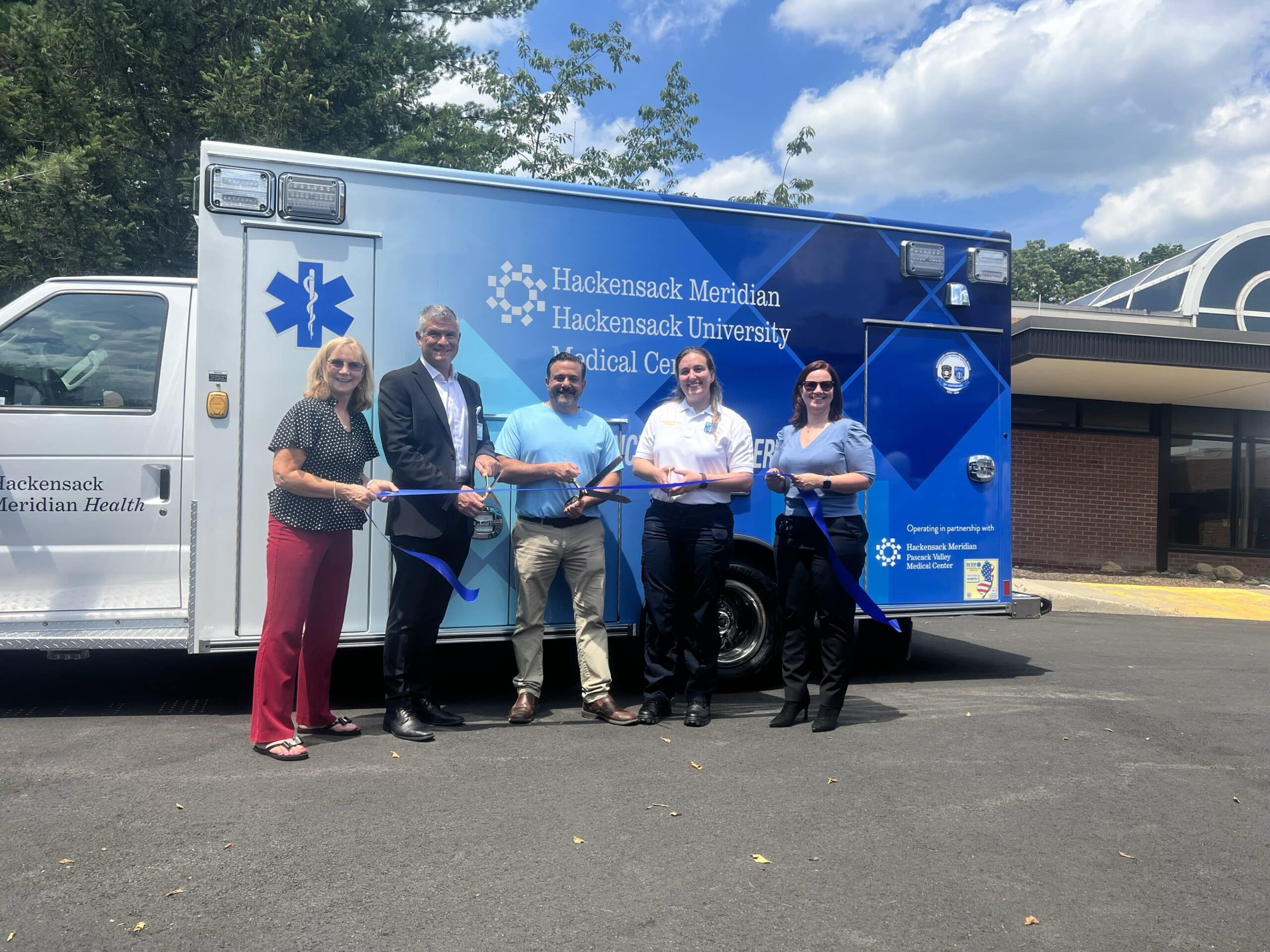 Hackensack Meridian Pascack Valley Medical Center Along with Westwood Council, Mark the Accreditation of a New Ambulance to Provide Life Saving Service to the Community